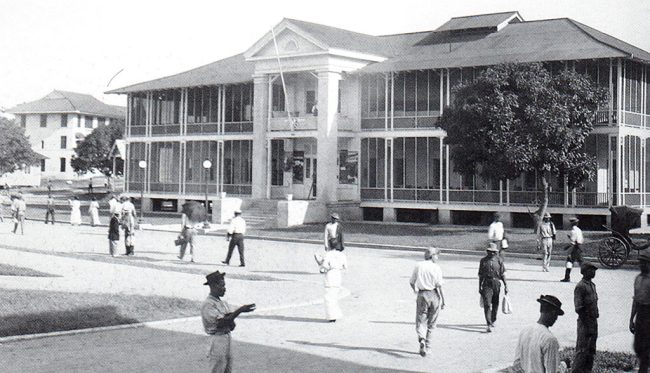 Panama Vieja Escuela – Arquitectura Canal Panama – Casa Club de Balboa para empleados Gold Roll – Año 1915