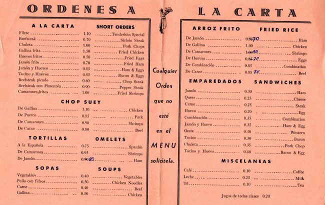 menu decada 1970