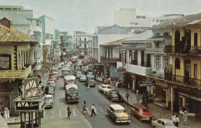 avenida central decada 1960 color