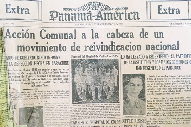 portada panama america 2 enero 1931