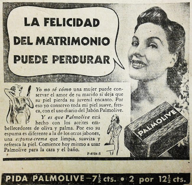 publicidad matrimonio marzo 1941